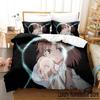 New Misaka Mikoto Bedding Set Single Twin Full Queen King Size Bed Set Adult Kid Bedroom Duvet cover Sets 3D Anime Bed Sheet Set
