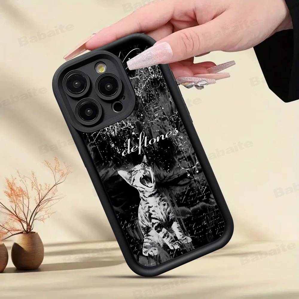 D-Deftones Band Phone Case For IPhone 17 16 15 14 13 12 11 Pro Max 16E Plus INS Soft Cover
