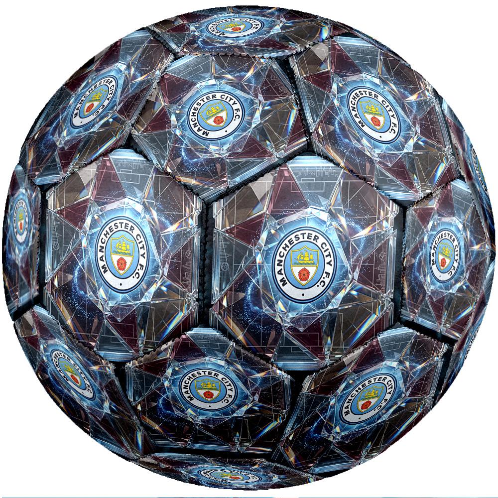 Pallone da calcio tema Manchester City Taglia 5 Pallone da calcio Tocco Morbido Pallone da calcio professionale per allenamento per sport all'aperto