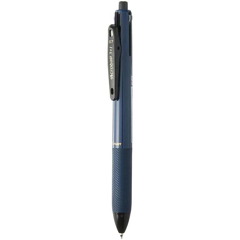 

Pilot multifunction pen Acroball 3+1 3-color ballpoint pen (black, red, blue) 0.7mm+Sharp [Navy] BK