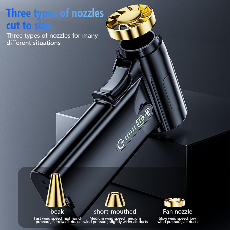 Ventilator Turbo Portabil Violent Nou 130000RPM Motor Fără Perii Viteză Mare Puternic Suflător de Îndepărtare a Prafului pentru Mașină Exterior Suflător de Praf pentru Mașină