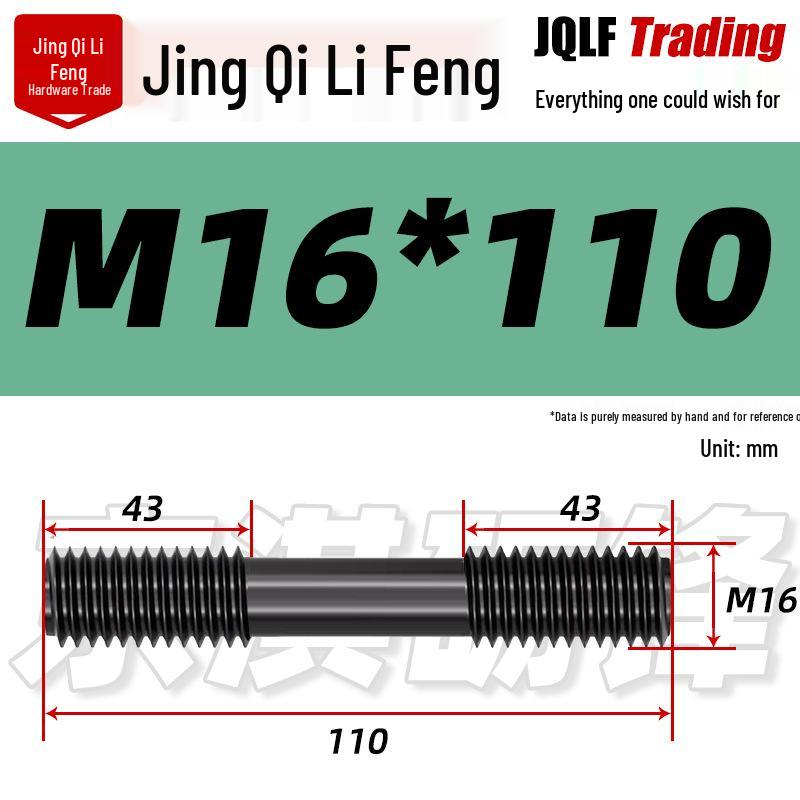 High-Strength Double-Ended Stud Bolt M12-M18 | Grade 8.8 Mold & Press Screw Rod