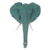Elephant Head Single Wall Hook American Retro Style Lifelike Details Animal Shaped Coat Hat Hook