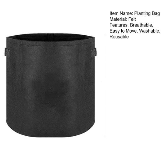 Growing Bag Sturdy Stitching with Handle Breathable Reusable Potato Vegetable Flower Planting Bag Gardening Supplies