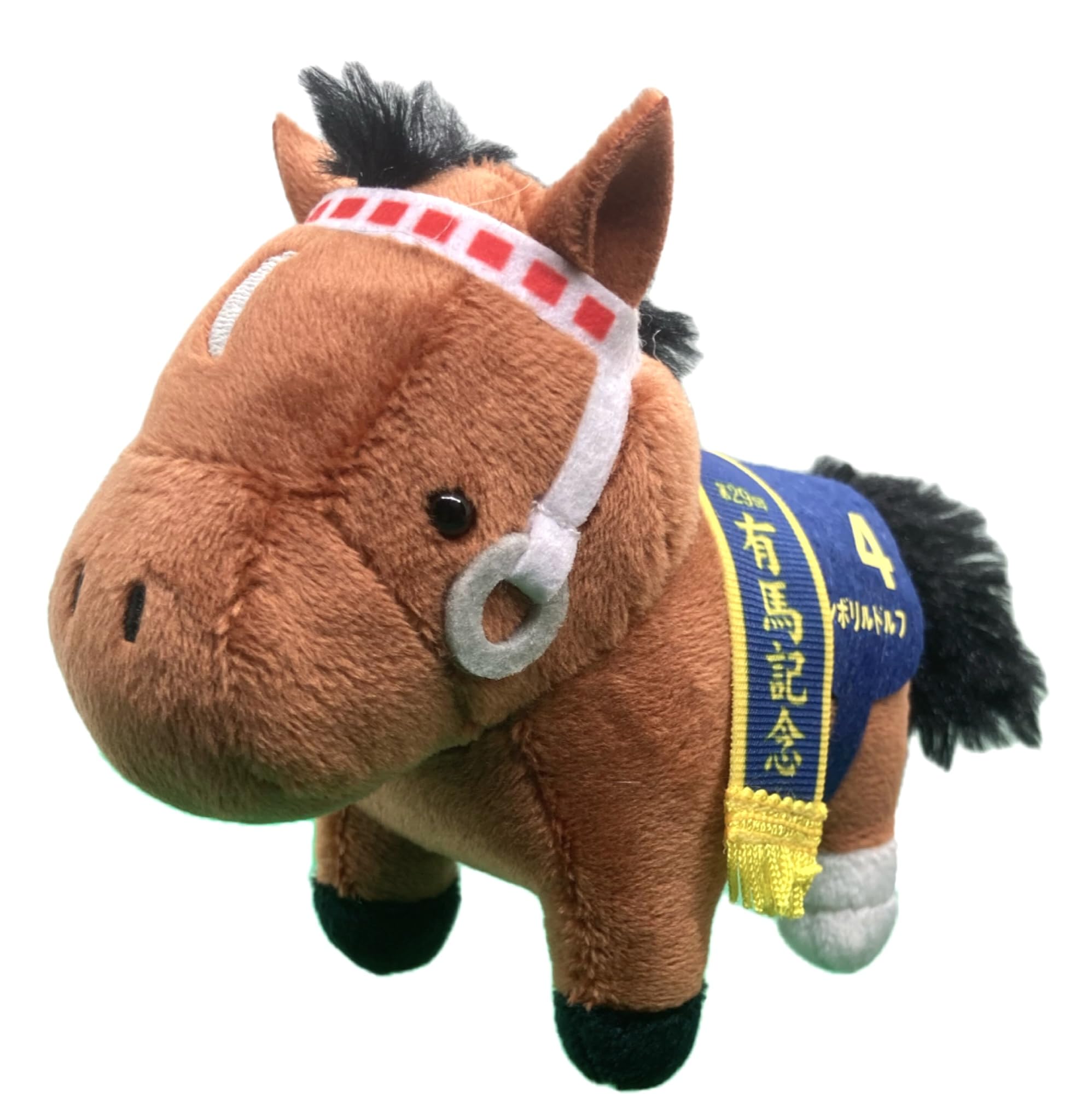 

Thoroughbred Collection Mascot BC31 12cm Plush Toy Approx. (Symboli Rudolf)