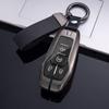 New Design Alloy Car Key Case Fob Cover for Ford Fusion Mondeo Mustang F-150 Explorer Edge 2015 - 2018 Protector Shell Fob Keychain