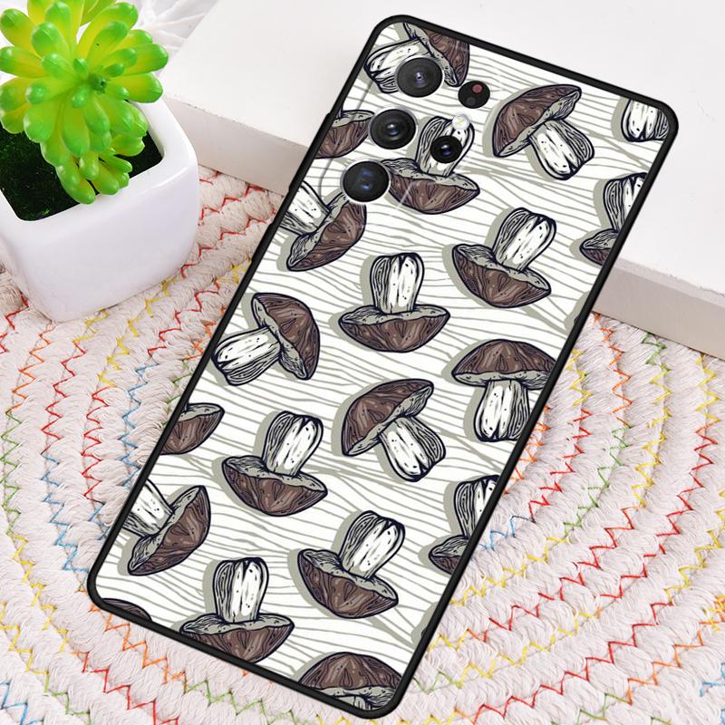 Mushroom Forest Silicone Phone Case For Samsung Galaxy Note 10 Pro S26 S25 S24 S23 S22 S21 Plus S25Ultra Capa Cover