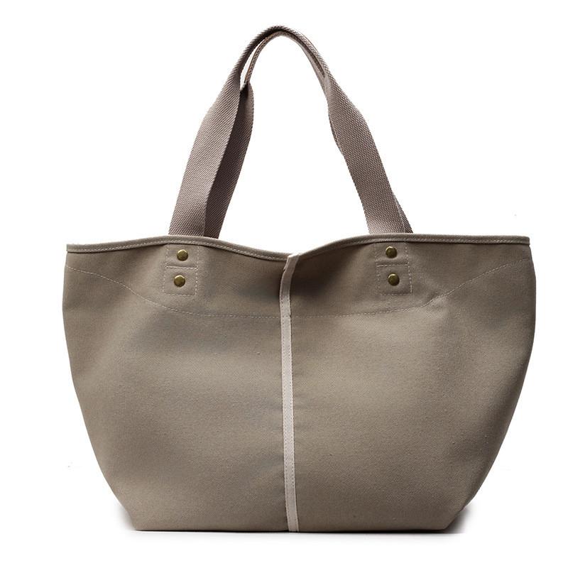 Canvas Bag For Women With Large Capacity Minimalist Style For Work And School