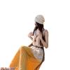Bohemian Korean-Style Tassel Camisole Dress & Layered Lace Cover-Up Set for Women (Summer)