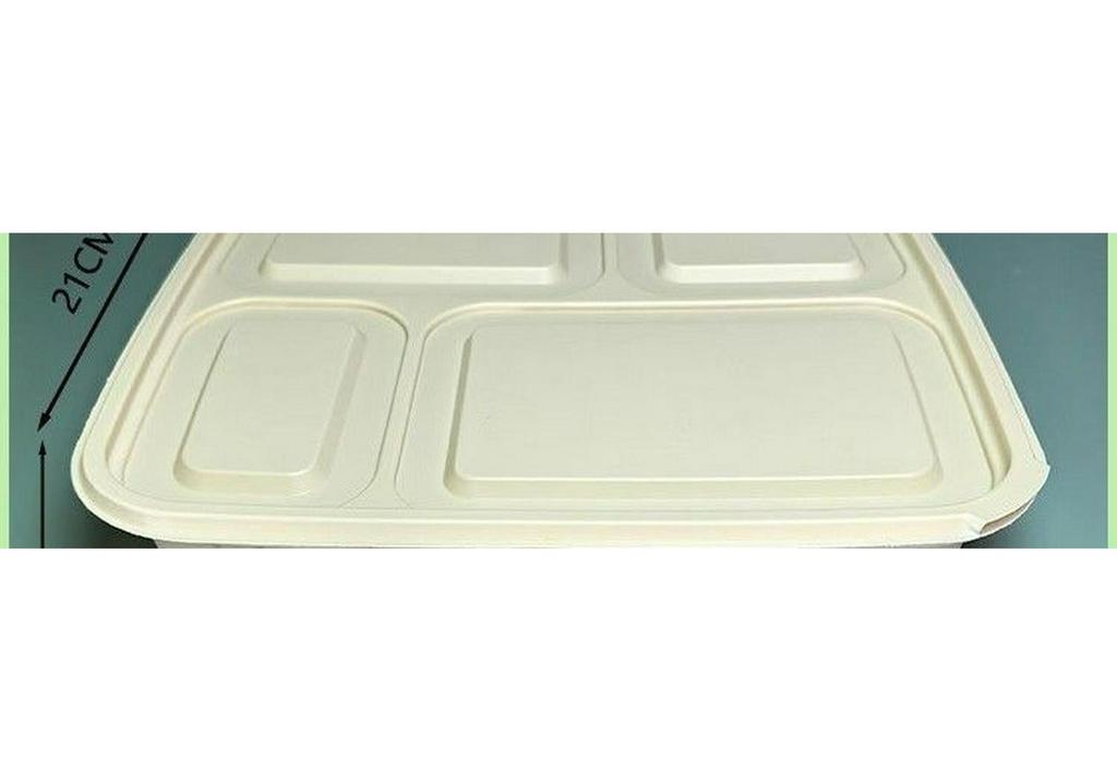 Eco-Friendly Biodegradable Corn Starch Lunch Box with Lid