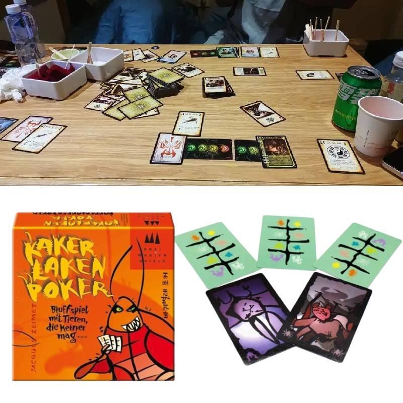 Kaker Laken Poker Card Board Game Family Party Prop Educational Toy Kids Gift