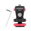 HS-01 Adattatore Supporto Scarpa Fredda Supporto Lega di Alluminio con Vite da 1/4 di Pollice per LED