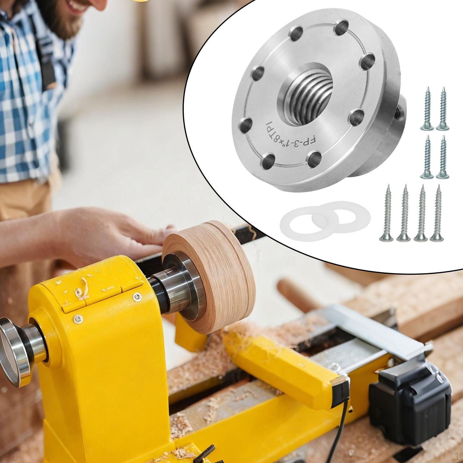 

Планшайба для токарных станков по дереву, Аксессуар, Деревообрабатывающий станок, Патрон, Электроинструмент, Столярное оборудование, 3 Inch