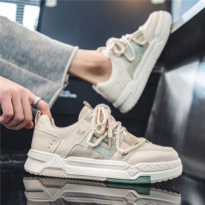 Men's Shoes Summer New Casual Shoes Fashion Outdoor Low-top Sports Shoes Trend Lace-up Thick Baseplate Shoes Running Shoes Z227