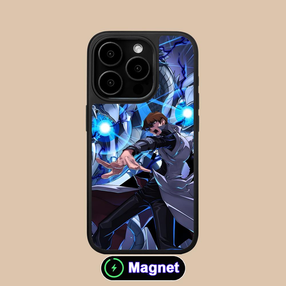 Yugioh Seto Kaiba Phone Case for iPhone 17 16 15 14 13 12 11 Air Pro Max Plus Matte Surface Magsafe Cover