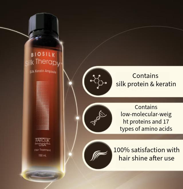 Silk Therapy Silk Keratin Line — No-Wash Treatment 60ml / Ampoule Essence 25ml / Ampoule Hair Pack 150ml (10 Options)