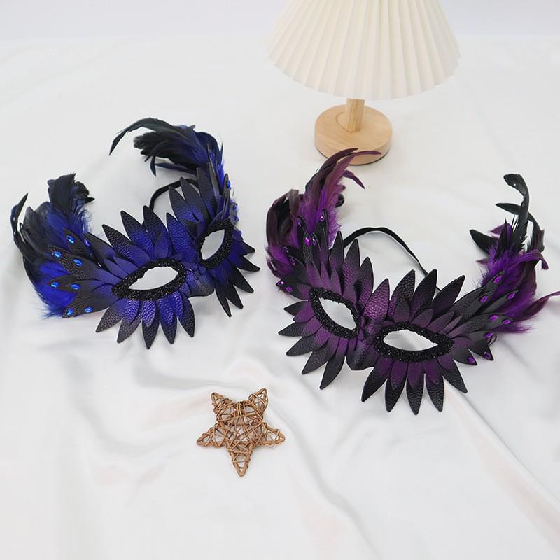 Halloween Owl Bird Beak Half Face Mask Masquerade Carnival Party