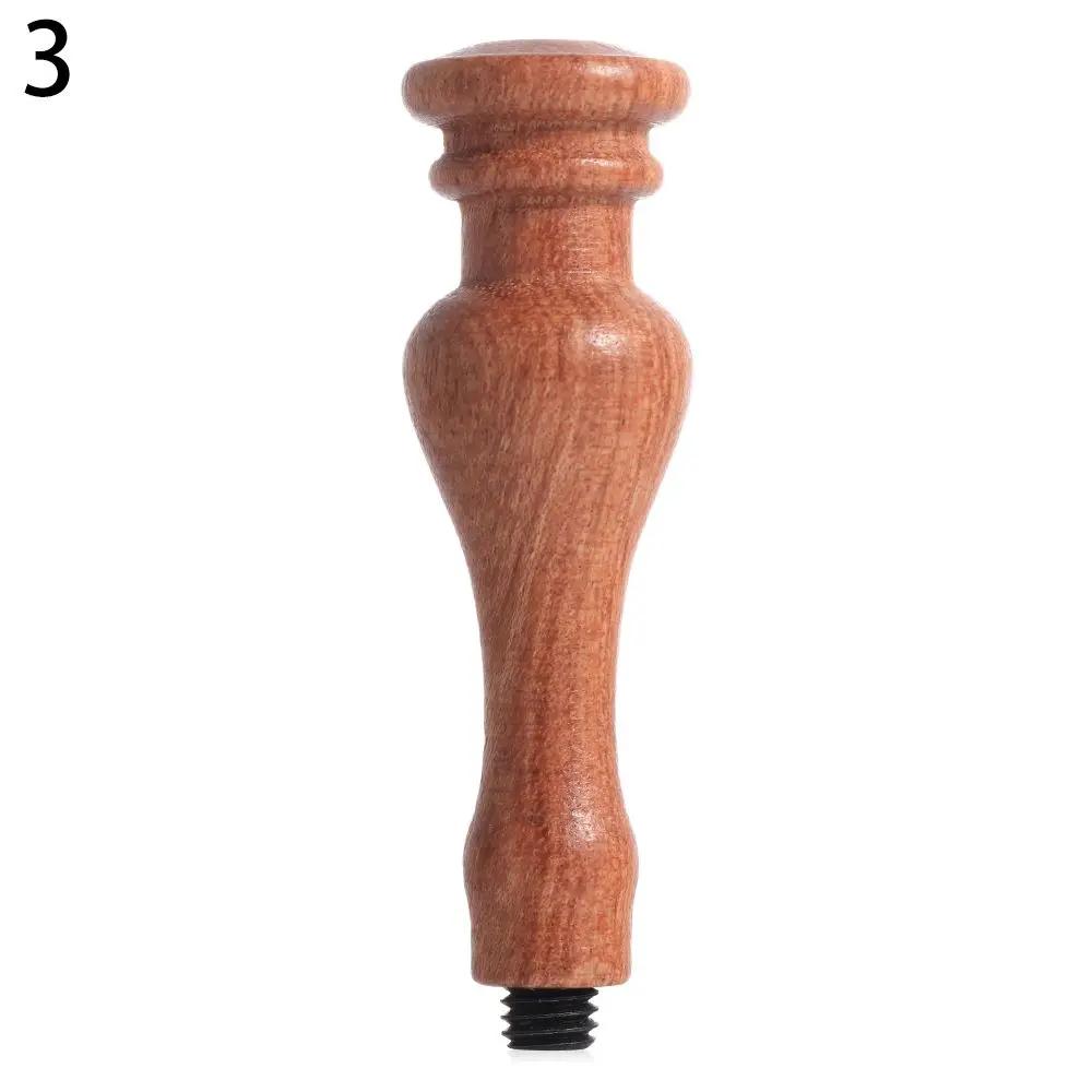 1Pc Wood Handle Wax Seal Stamp Accessories Portable Mini Diy Seal Tool Retro Wood Color Just Handles Post Gifts Decorative