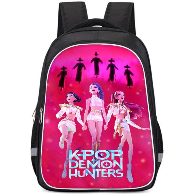 Kpop Demon Hunters Childrens Backpack With Breathable Oxford Fabric For School Use