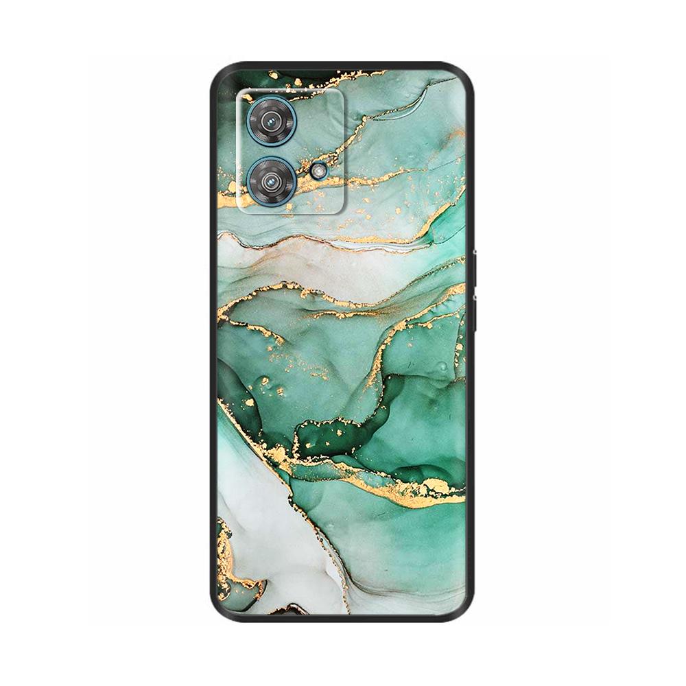 For Motorola Edge 40 Neo Case Cute Soft Black Silicone Phone Back Cover for Moto Edge40 Edge 40 Neo Protective Shell Cases Coque