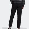 Adidas Originals Trefoil Casual Mid-Waist Drawstring Tapered Knit Joggers Men Bottoms Black FL0002