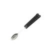 Stainless Steel Butterfly Cutter Style Folding Spoon Rust-proof Portable Spoon Forks  Outdoor