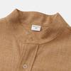 Men Stand Collar Half Placket Chest Pocket Short Sleeve Cotton Linen Shirt Solid Loose Breathable Casual Summer Blouse
