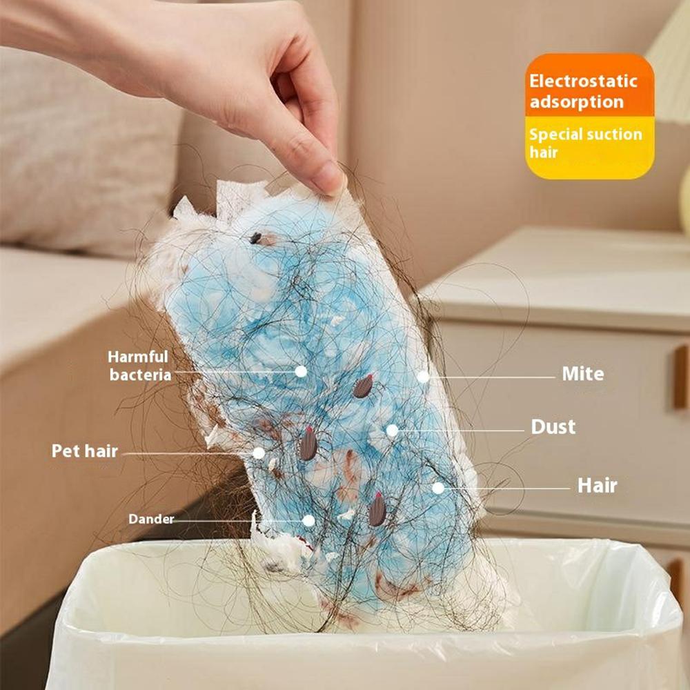Electrostatic Dust Removal Brush Lint Free Dust Collector Household Cleaning Tool
