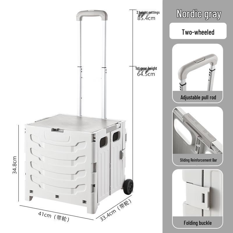 Portable Folding Shopping & Storage Cart