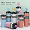 Bow Straw Cover Silicone Straw Covers Cap For 30&40 Oz Tumblers Reusable Straws Cute Tumbler Straw Topper Accessories