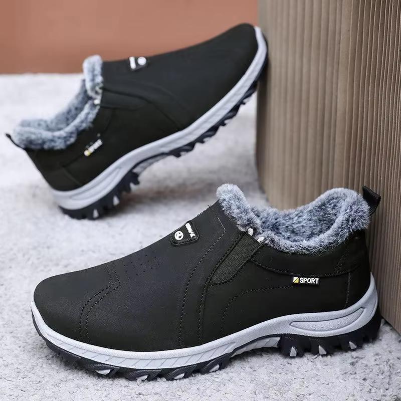 Men'S Snow Boots Winter Casual Shoes Anti Slip And Warm Fur Ankle Boots Cheap Shoes Clearance Free Shipping