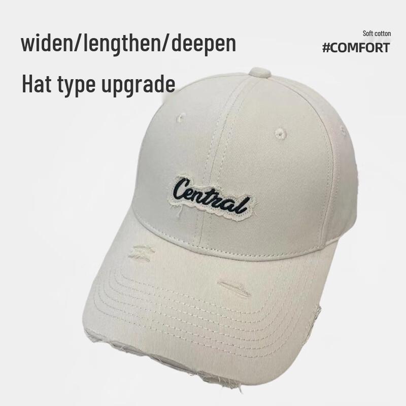 Модная рваная бейсболка