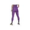 Adidas Logo Print Elastic High Waist Maternity Fitness Pants Women Pants Purple HI6025