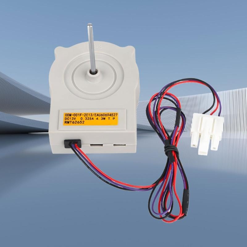 Direct Replacement Refrigerator Evaporator Motor Fast Assembly Strong Plastic Texture Fan Component for Refrigerator