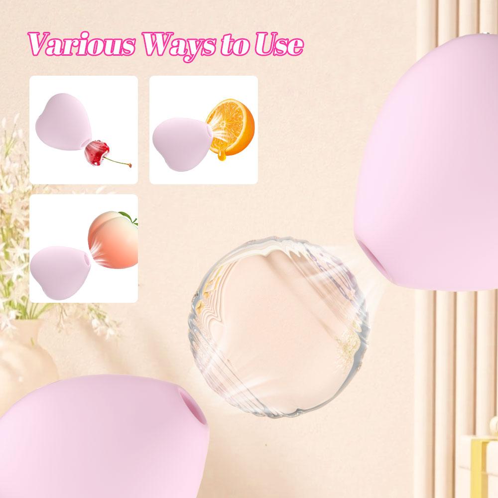Mini Heart-shaped Vibrator Sucker Clitoris Nipple Stimulator Sex Toys Vibrador Sex Machine Couple Adult Erotica Products