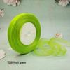 Cinta de Hilo de Nieve Transparente de 1,2 cm para Manualidades: Ganchillo, Accesorios para el Cabello, Lazos, Regalos, Empaque para Pasteles y Cajas, Cinta de Seda