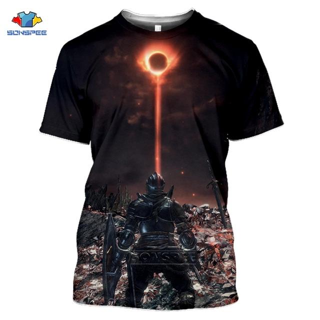 Yaz Erkek T-Shirt Moda 3D Baskı T Shirt Oyun Kadın Rahat Sokak Şıklığı Serin Spor Üst
