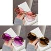 Occhiali da Sole Rotondi in Metallo Retro Con Protezione Uv400 Per un Look alla Moda all'Aperto