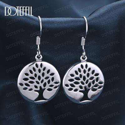 925 Sterling Silber Anhänger Piercing Ohrringe Mode Hochzeit Schmuck