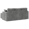 Sofa Dark Grey 178 X 134 X 80 Cm Velvet