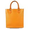 Louis Vuitton M5274H Epi Sac Plat PM Hand Bag Vertical Tote Bag Leather Orange