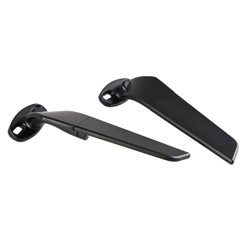 Motorcycle Modified Rearview Mirrors Wind Wing Adjustable Rotating Side Mirror for Kawasaki ZX6R ZX10R ZX12R Ninja 250 300
