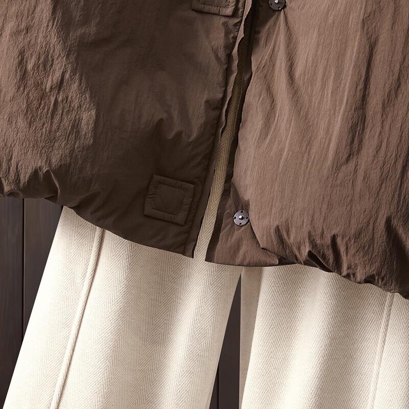 Sibaishe Women's 90% Down Loose Winter Jacket