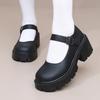 Fashion Women  Shoes Vintage Girls Platform Pumps High Heels Platform Lolita Shoes Japanese Style College Sweet Student Shoes
