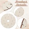 Round Handmade Weaving Board for Bracelets Crafting Portable Sturdy Wood Designs