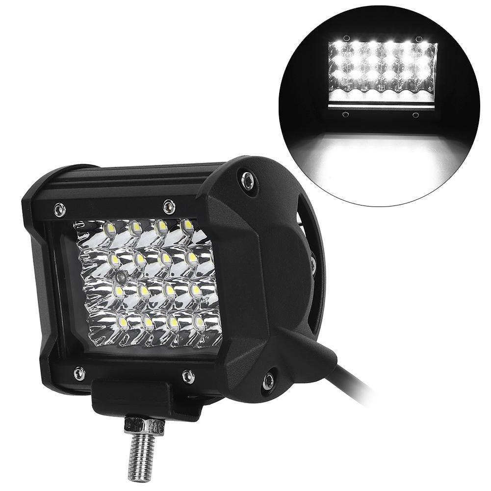 

24LED 4 Row 72W LED Vehicle Work Light IP67 Waterproof SUV Headlamp Strobe Light