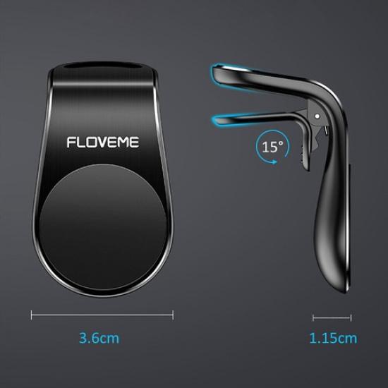 In Car Magnetic Phone Mount Air Vent Phone Holder For iPhone Android Black