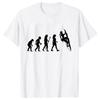 Evolution of Climbing T-shirts for Women Clothes Funny Tops T Shirt Female T-Shirt Gifts for Rock Climbers Short Sleeve Tees