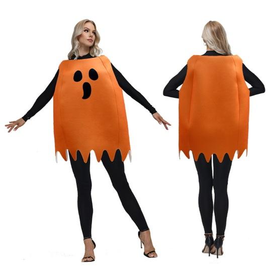 Ghost Halloween Costume Role-Playing Outfit for Adults Kid Full-Body Spooky Specter Suit Children Stage Show Costumes