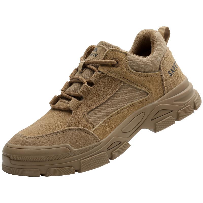 

Обувь для страхования труда. Противоударная, противопрокалывающая, из выточенной коровьей кожи. Износостойкая и нескользящая обувь для сварщиков на стройплощадке. 36